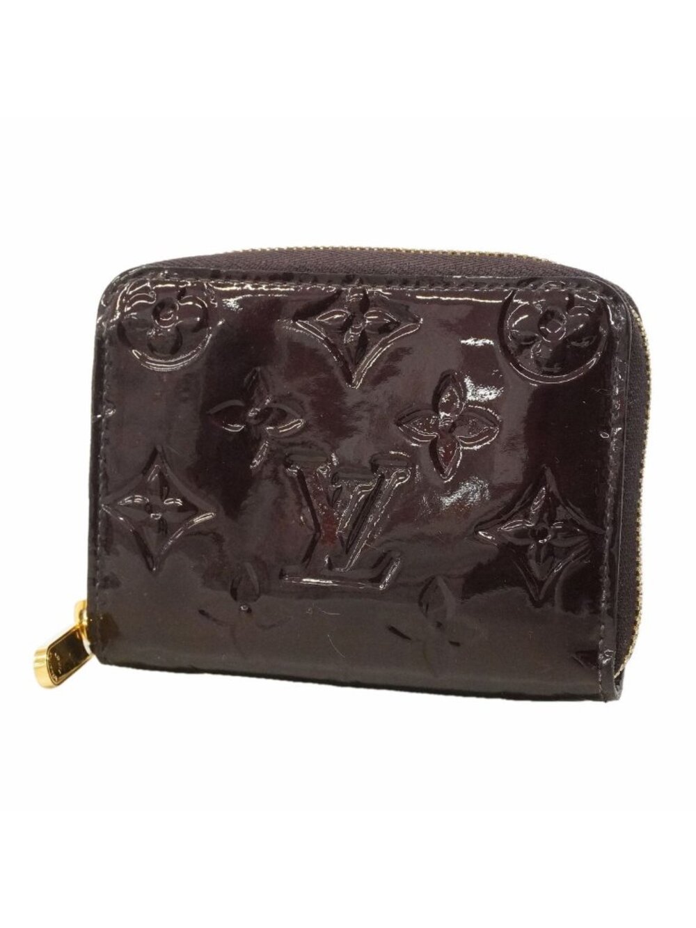 Louis Vuitton Coin Purse Vernis Zippy Amarante